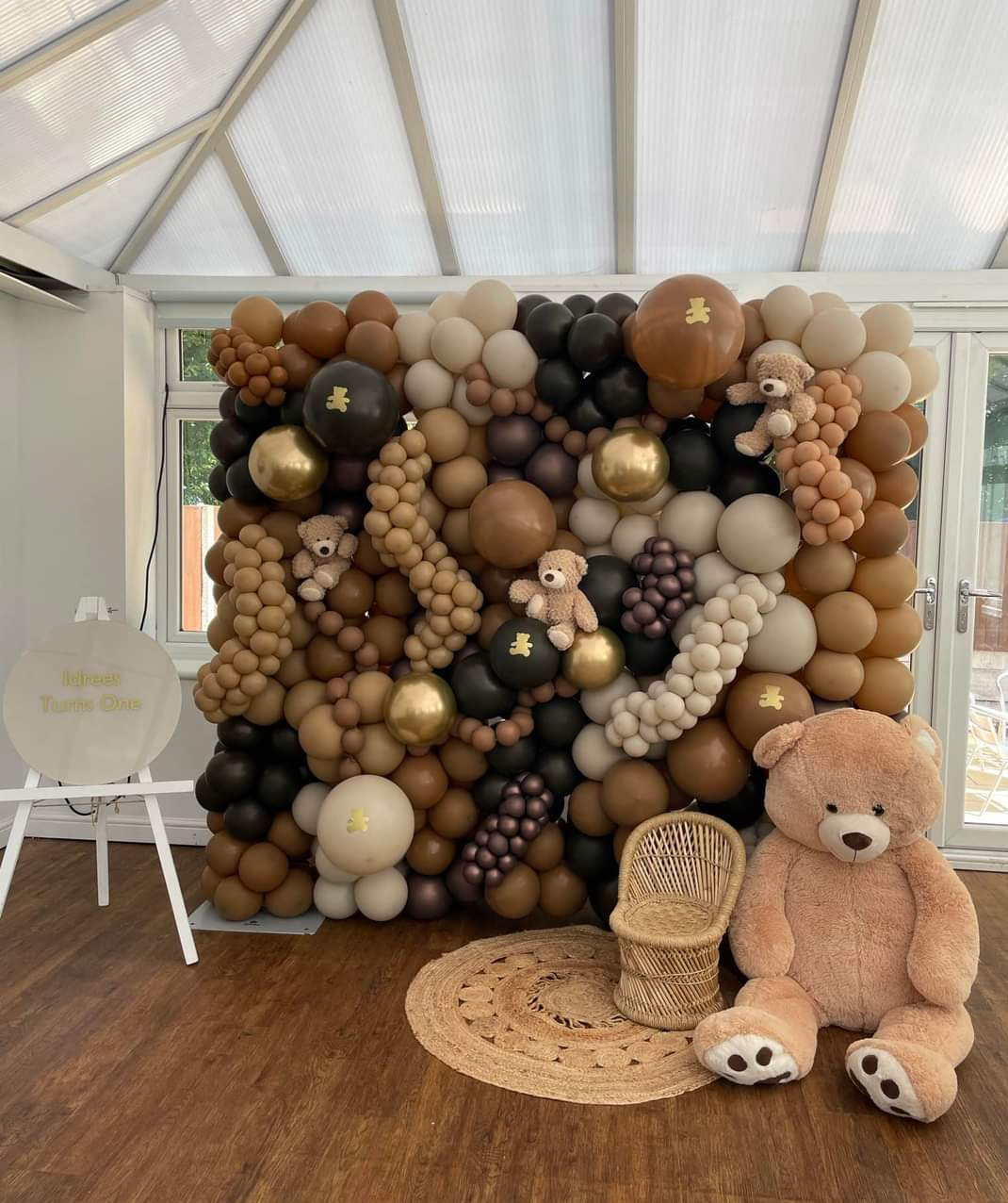 arche de ballons theme ourson en bretagne