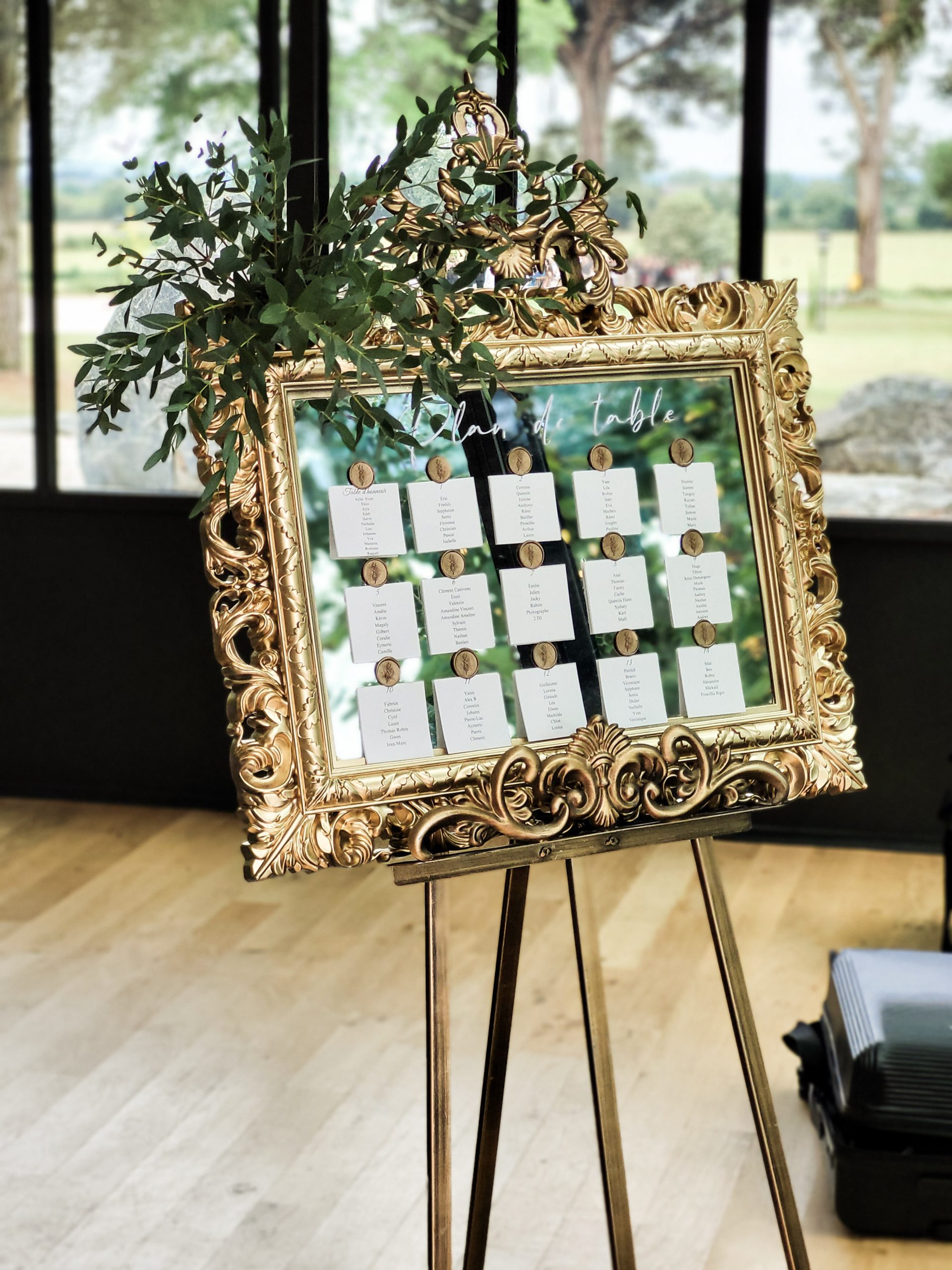panneau de bienvenue pour mariage  vintage en bretagne